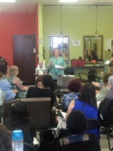 Dicussing the benefits of Olaplex to curls with Kelly E. Anker