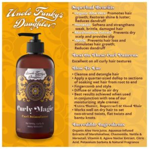 Curly Magic~Uncle Funky's Daughter Now at Kelly Elaine Inc. A curly hair Salon and such. 