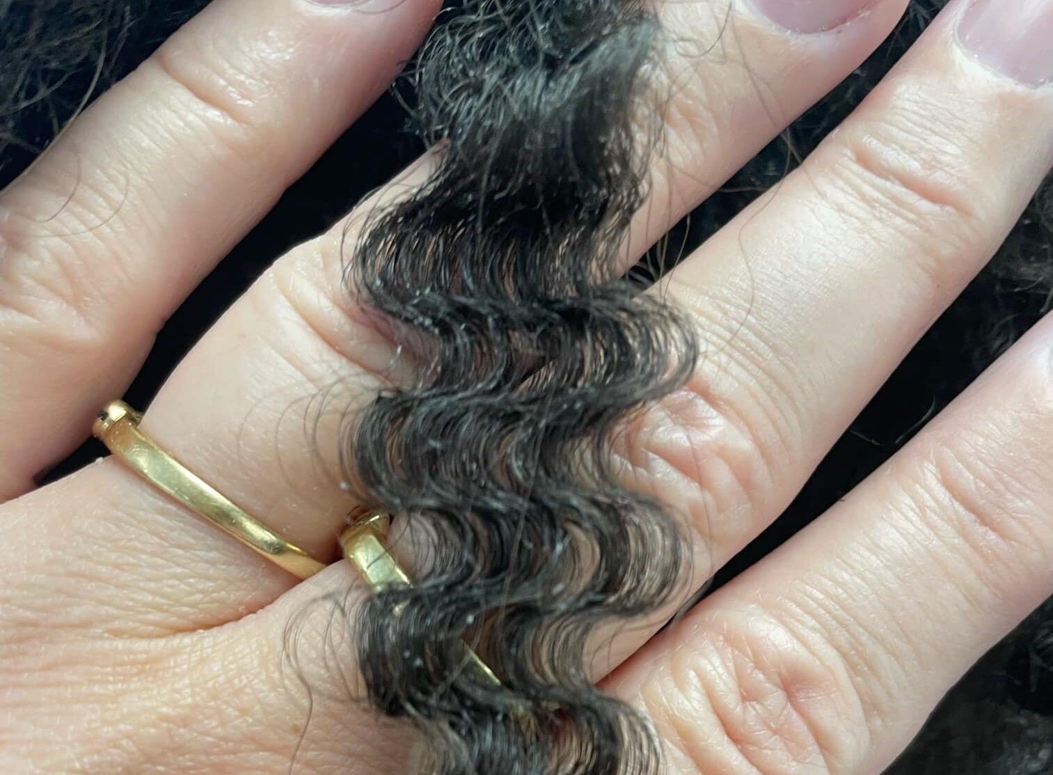 Coconut oil and curls may not be the right combination for you.