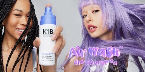 AirWash is the perfect dry shampoo for curly hair and extends washes for up to three days